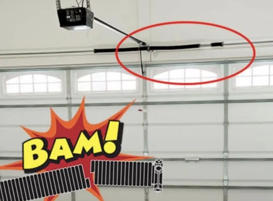 When a Broken Garage Door Spring Strikes image