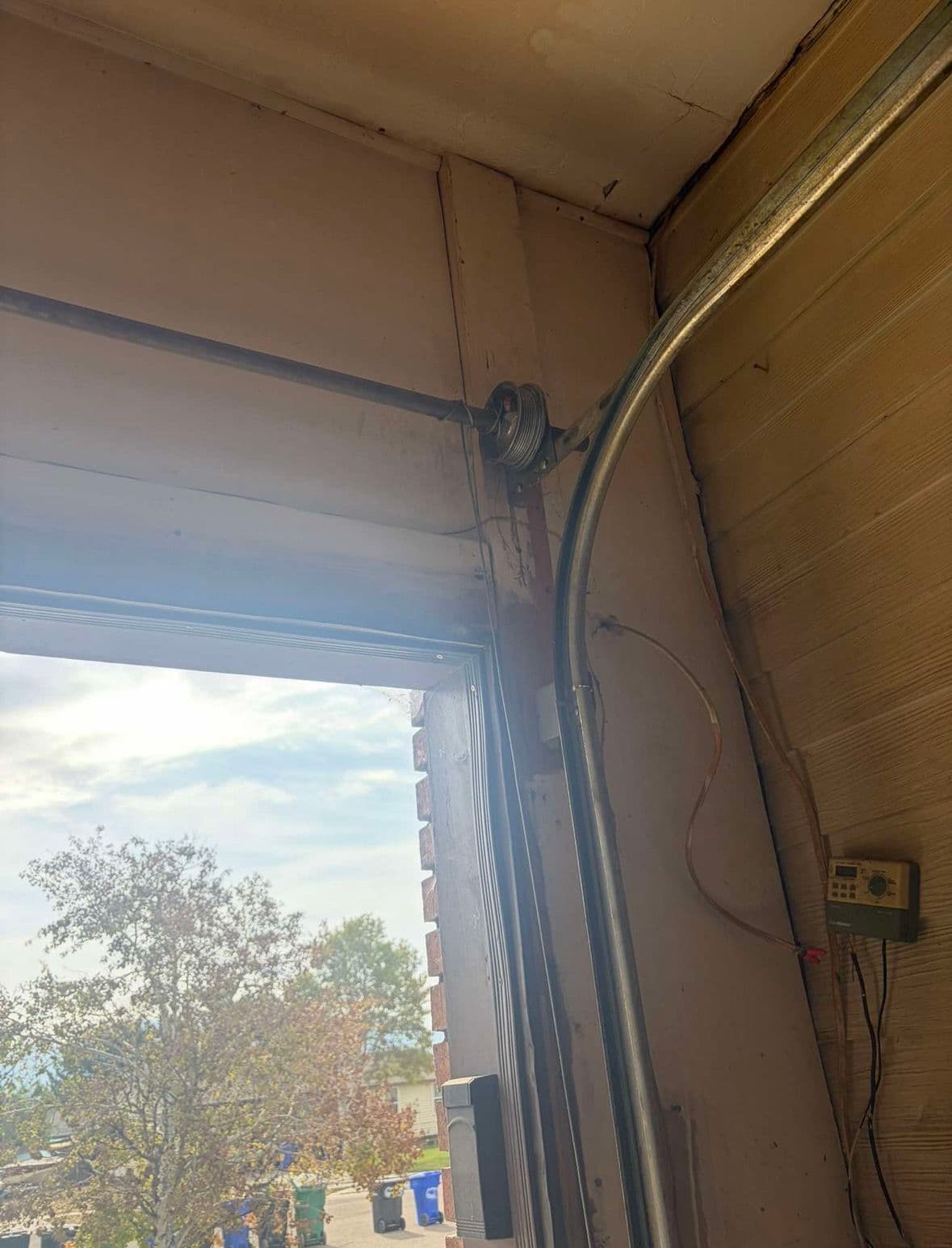 Gallery photos for Collapsed Garage Door Back on Track and Working Again: Image #4
