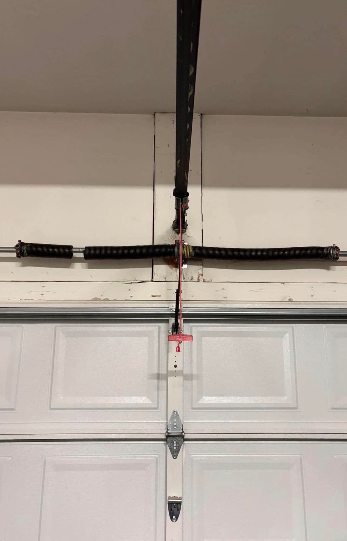 Torsion Spring Replacement Gets This Spanish Fork Garage Door Moving Again image