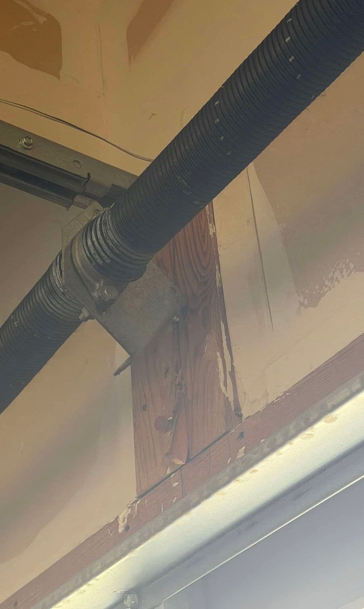 Project Broken Garage Door Header Repair in Draper image