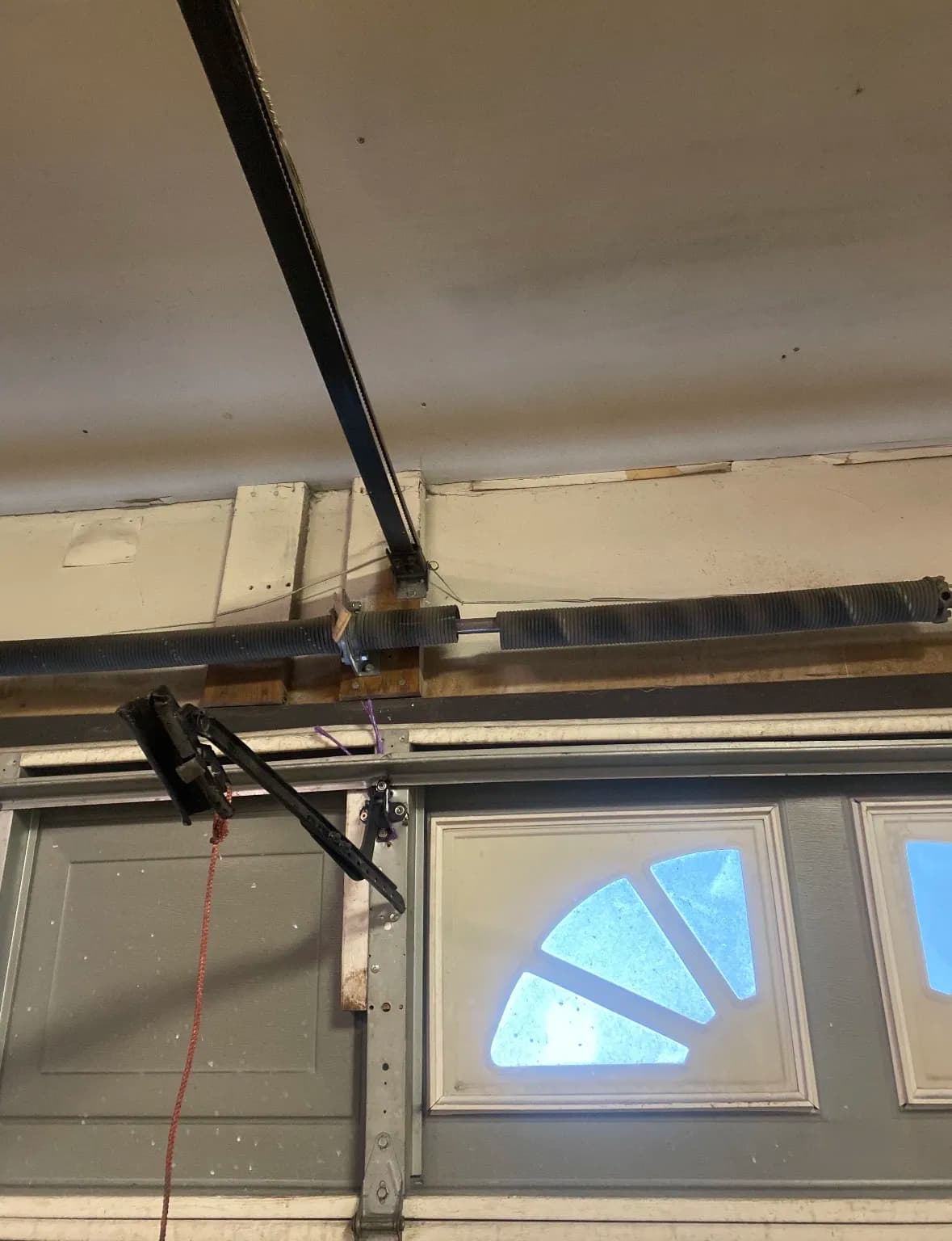 Broken Garage Door Spring Replacement in West Valley Utah image