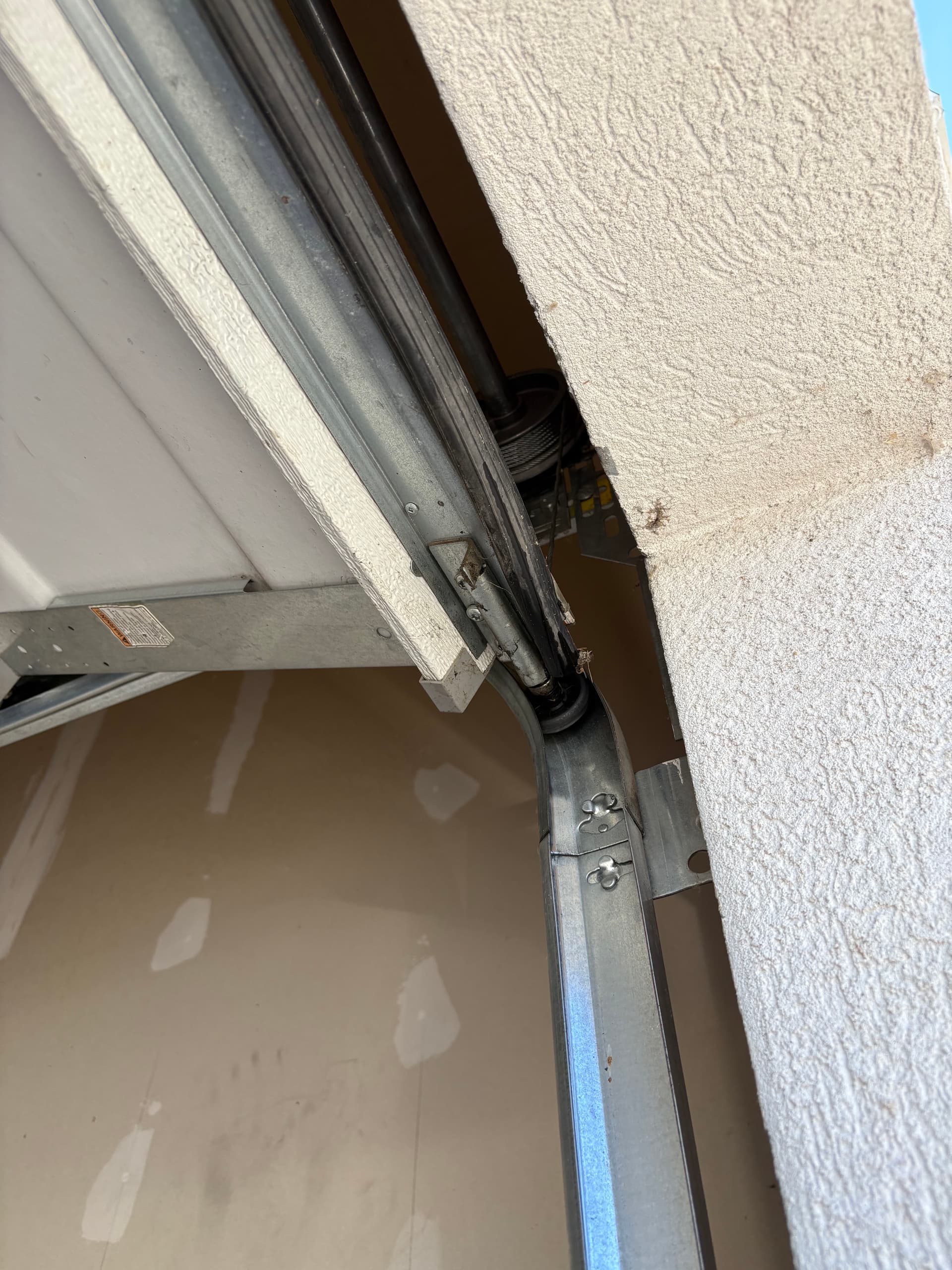 Gallery photos for Garage Door Off Track? Here's How We Fixed It: Image #1