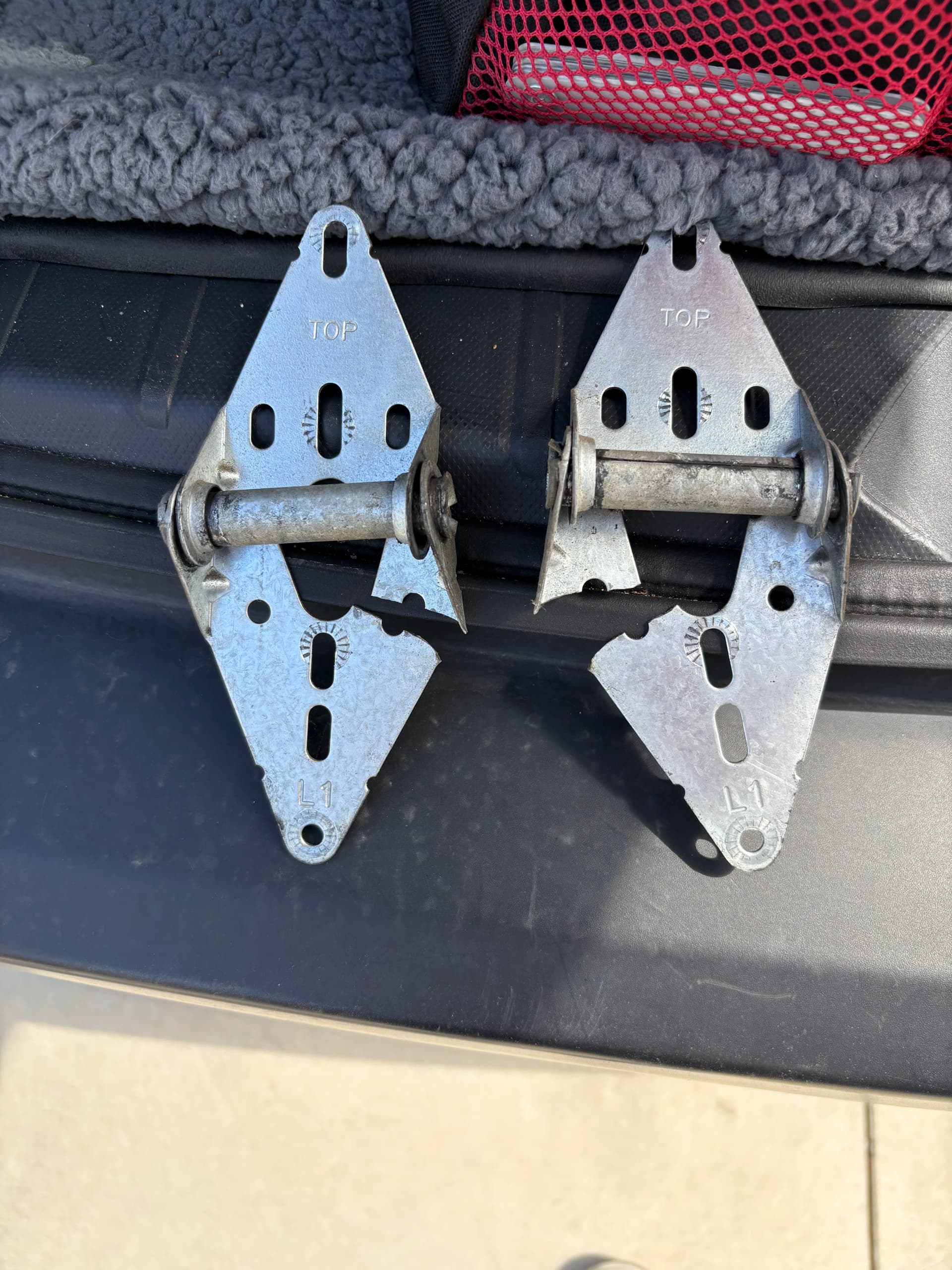 Broken Garage Door Hinges Fixed in Clinton image