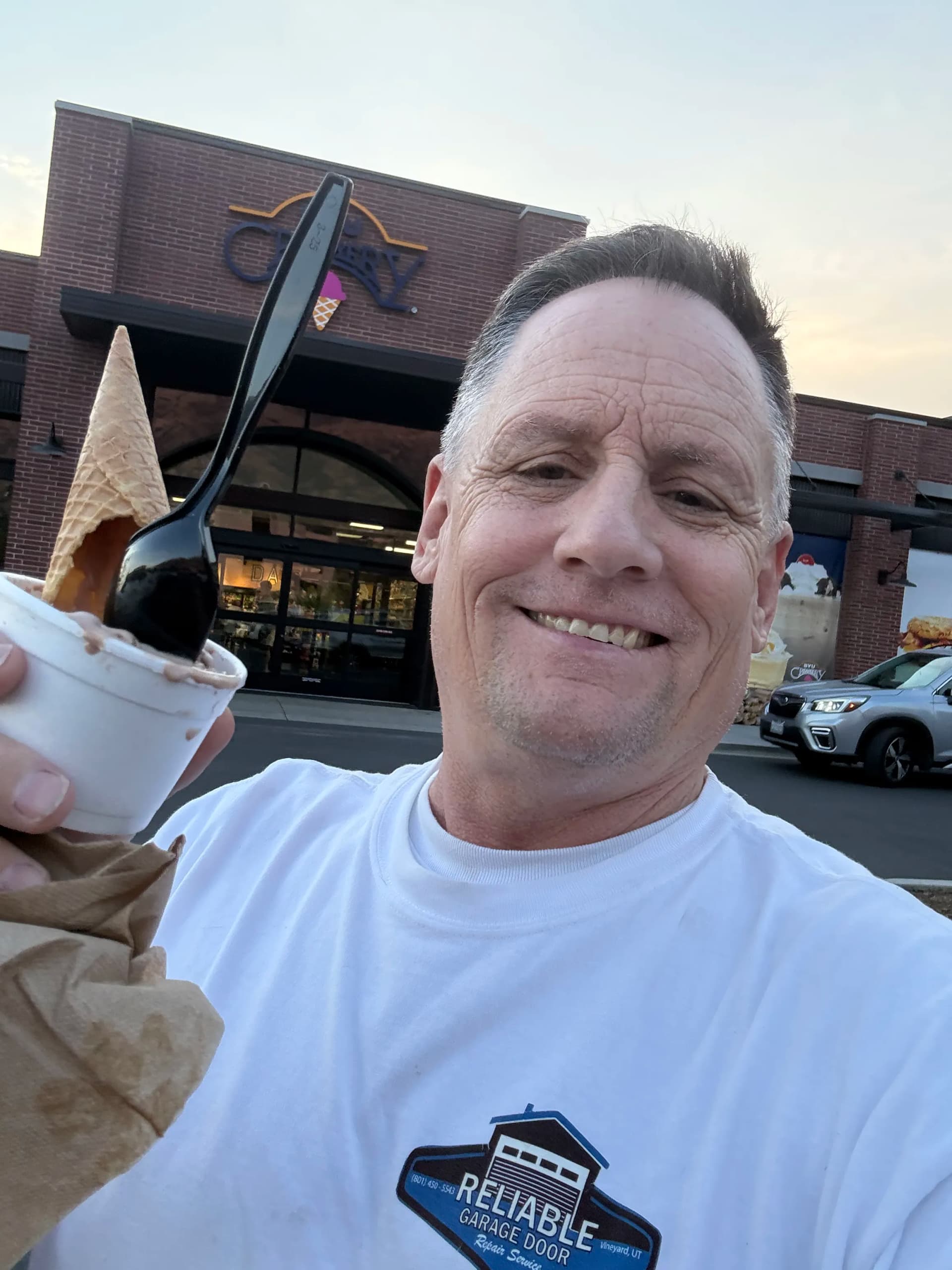 Local Ice Cream Stops and Garage Door Repairs on the Road image