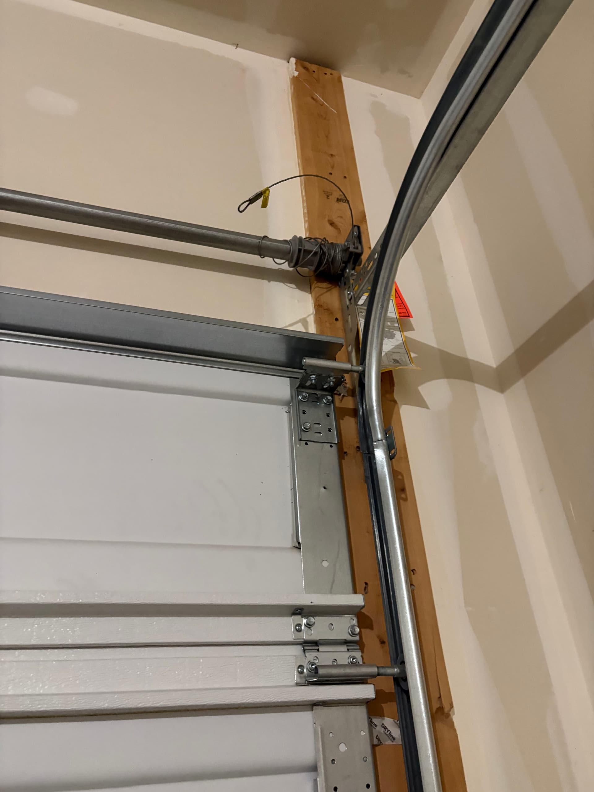 Worn Torsion Spring Replaced and Back to Smooth Operation image
